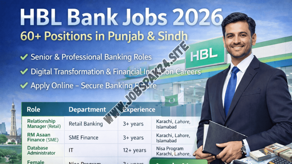 HBL Bank Jobs